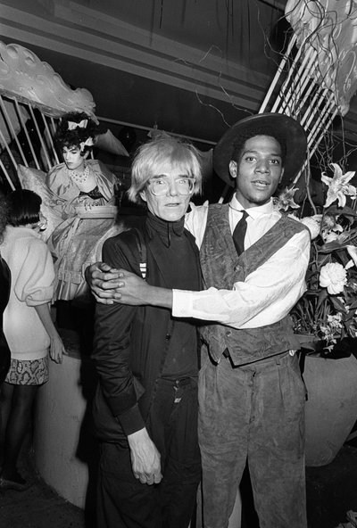 Jean-Michel Basquiat og Andy Warhol, Area, New York, 1984 af Unbekannt Unbekannt